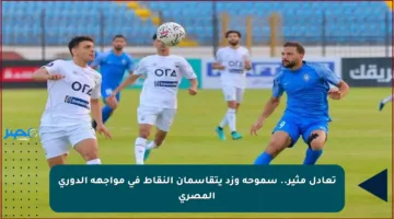 تعادل مثير.. سموحة وزد يتقاسمان النقاط في مواجهة الدوري المصري